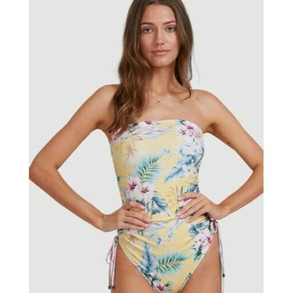 Billabong BNWT Tropicool Naomi Bandeau One Piece Women's Size 6 RRP $130 - Picture 2 of 12
